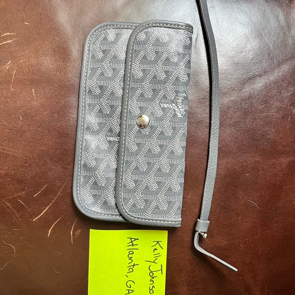 Goyard St. Louis pouch grey